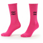 جوراب  نخی طرح MIU MIU