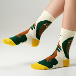 جوراب نخی طرح انتزاعی - تصویر 2