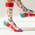 جوراب نخی طرح آب‌نبات - تصویر 2