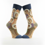 جوراب نخی طرح چهره‌های کلاسیک