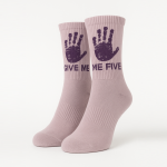 جوراب نخی طرح Give me five