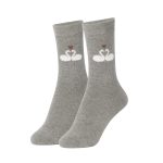 جوراب پشمی طرح قو - تصویر 2