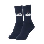 جوراب پشمی طرح قو - تصویر 3