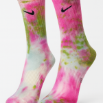 جوراب نخی طرح تای‌دای (آبرنگی) - مدل 002