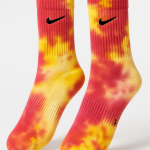 جوراب نخی طرح تای‌دای (آبرنگی) - مدل 003