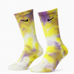 جوراب نخی طرح تای‌دای (آبرنگی) - مدل 001