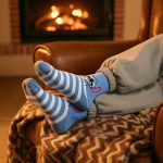 جوراب نخ پنبه مدل stitch - تصویر 2